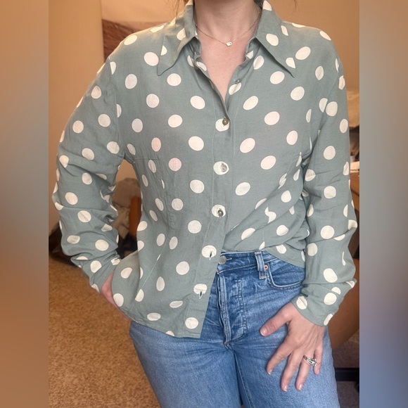 Holt Renfrew collection vintage blouse - Picture 1 of 5